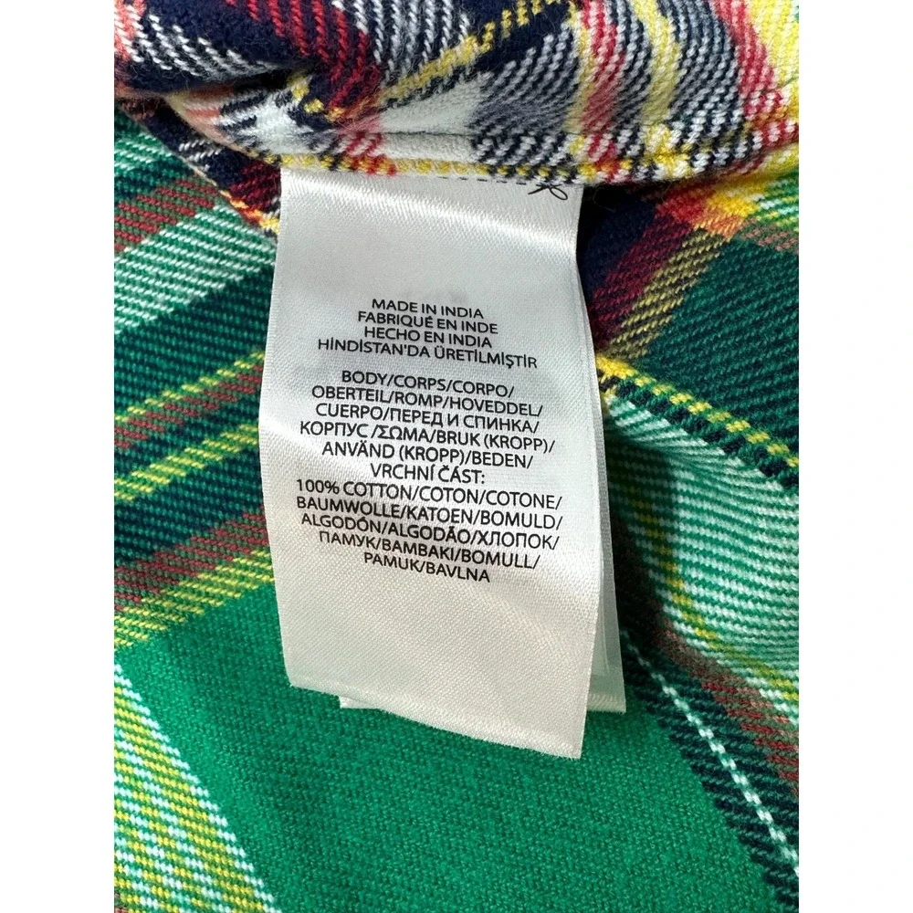 Polo Ralph Lauren Men's Sz M Classic Fit Flannel Shirt Green Plaid L/S $148 W8